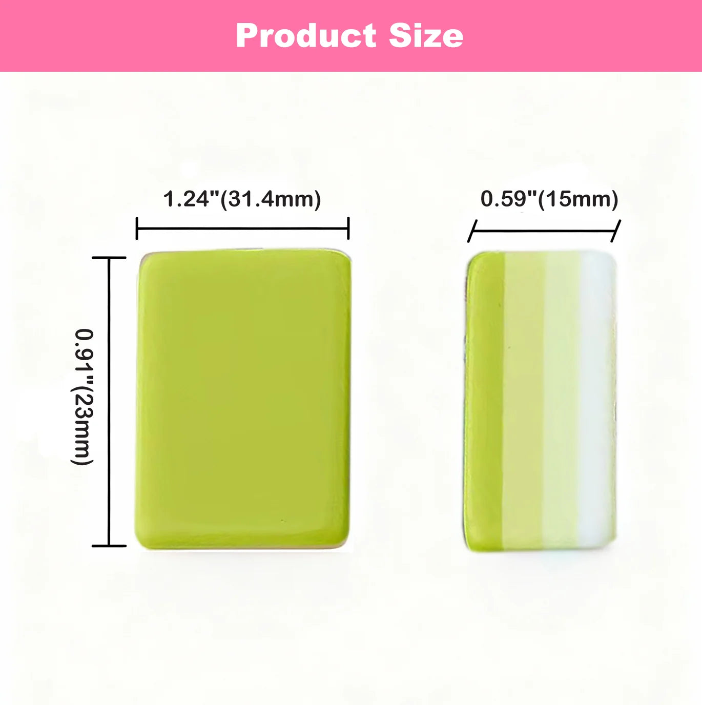 4-Layer Green Acrylic American Mahjong 160 Tiles