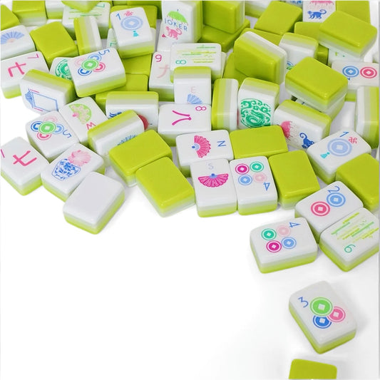4-Layer Green Acrylic American Mahjong 160 Tiles