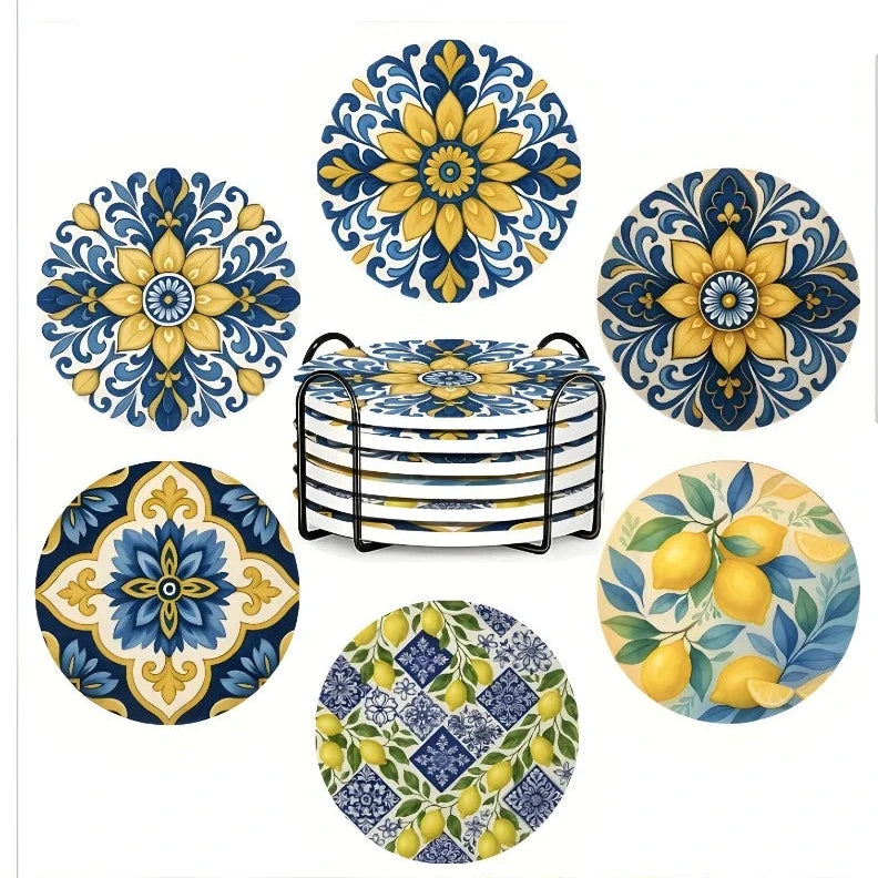 Botanical Breeze Coaster Set of 6